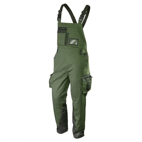 Pracovné nohavice s trakmi CAMO olive NEO