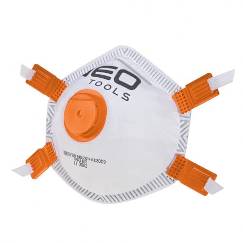 Respirátor s aktívnym uhlím a ventilom FFP3, 3 ks NEO