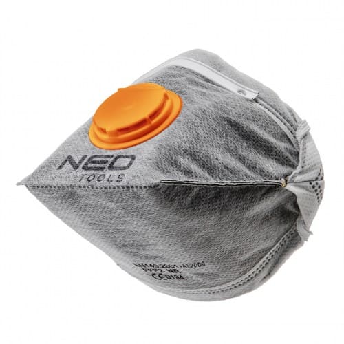 Respirátor s aktívnym uhlím a ventilom FFP1, 3 ks NEO