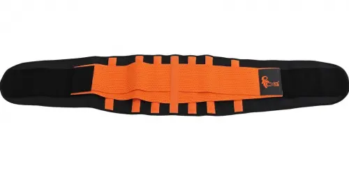 Bedrový pás čierno-oranžový Canis