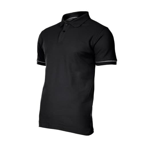 Polokošeľa čierna, 220g/m2 Lahti Pro